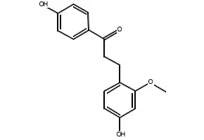 1-HYDROXY-1-(4-HYDROXY-2-METHOXYPHENYL)-3-(4-HYDROXYPHENYL)PROPAN-2-ONE structure, CAS 117614-84-3