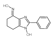 1-HYDROXY-2-PHENYL-6,7-DIHYDRO-1H-BENZO[D]IMIDAZOL-4(5H)-ONE OXIME structure, CAS 175136-52-4