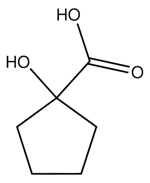 1-HYDROXYCYCLOPENTANECARBOXYLIC ACID structure, CAS 16841-19-3
