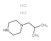 1-ISOBUTYLPIPERAZINE DIHYDROCHLORIDE structure, CAS 33174-08-2