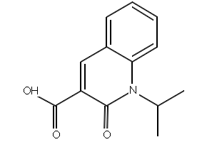 1-ISOPROPYL-2-OXO-1,2-DIHYDROQUINOLINE-3-CARBOXYLIC ACID structure, CAS 158577-01-6
