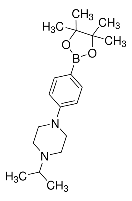 1-ISOPROPYL-4-(4-(4,4,5,5-TETRAMETHYL-1,3,2-DIOXABOROLAN-2-YL)PHENYL)PIPERAZINE structure, CAS 1073354-18-3