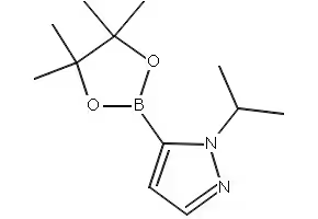 1-ISOPROPYL-5-(4,4,5,5-TETRAMETHYL-1,3,2-DIOXABOROLAN-2-YL)-1H-PYRAZOLE structure, CAS 1282518-60-8