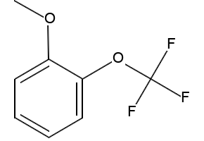 1-METHOXY-2-(TRIFLUOROMETHOXY)BENZENE structure, CAS 261952-22-1