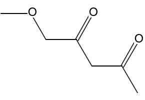 1-METHOXYPENTANE-2,4-DIONE structure, CAS 6290-50-2