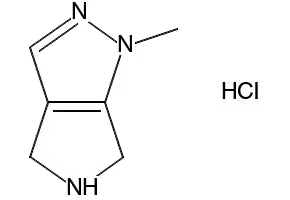1-METHYL-1,4,5,6-TETRAHYDROPYRROLO[3,4-C]PYRAZOLE structure, CAS 762233-62-5