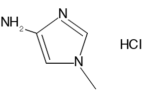 1-METHYL-1H-IMIDAZOL-4-AMINE HYDROCHLORIDE structure, CAS 89088-69-7