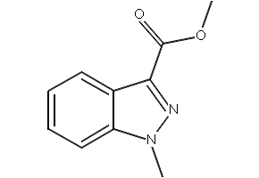 1-METHYL-1H-INDAZOLE-3-CARBOXAMIDE structure, CAS 129137-93-5