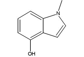 1-METHYL-1H-INDOL-4-OL structure, CAS 7556-37-8