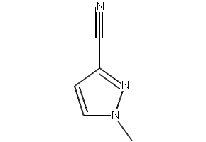 1-METHYL-1H-PYRAZOLE-3-CARBONITRILE structure, CAS 79080-39-0