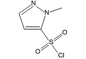 1-METHYL-1H-PYRAZOLE-5-SULFONYL CHLORIDE structure, CAS 1020721-61-2