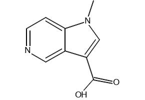 1-METHYL-1H-PYRROLO[3,2-C]PYRIDINE-3-CARBALDEHYDE structure, CAS 119910-38-2