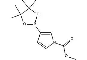 1-METHYL-2,4-BIS(4,4,5,5-TETRAMETHYL-1,3,2-DIOXABOROLAN-2-YL)-1H-PYRROLE structure, CAS 1278579-60-4