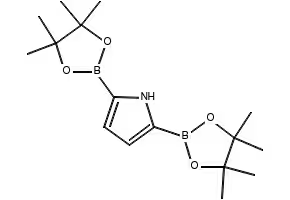 1-METHYL-2,5-BIS(4,4,5,5-TETRAMETHYL-1,3,2-DIOXABOROLAN-2-YL)-1H-PYRROLE structure, CAS 1218791-17-3