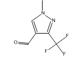 1-METHYL-3-(TRIFLUOROMETHYL)-1H-PYRAZOLE-4-CARBALDEHYDE structure, CAS 128225-66-1