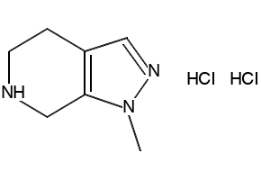 1-METHYL-4,5,6,7-TETRAHYDRO-1H-PYRAZOLO[3,4-C]PYRIDINE DIHYDROCHLORIDE structure, CAS 1228878-69-0