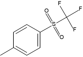 1-METHYL-4-((TRIFLUOROMETHYL)SULFONYL)BENZENE structure, CAS 383-10-8