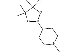 1-METHYL-4-(4,4,5,5-TETRAMETHYL-1,3,2-DIOXABOROLAN-2-YL)PIPERIDINE structure, CAS 1264198-72-2