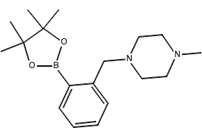 1-METHYL-4-[4-(4,4,5,5-TETRAMETHYL-1,3,2-DIOXABOROLAN-2-YL)BENZYL]PIPERAZINE structure, CAS 938043-30-2