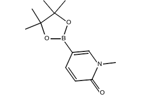 1-METHYL-5-(4,4,5,5-TETRAMETHYL-1,3,2-DIOXABOROLAN-2-YL)PYRIDIN-2(1H)-ONE structure, CAS 1002309-52-5
