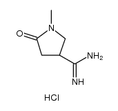 1-METHYL-5-OXOPYRROLIDINE-3-CARBOXIMIDAMIDE HYDROCHLORIDE structure, CAS 1272756-18-9