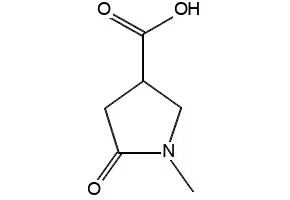 1-METHYL-5-OXOPYRROLIDINE-3-CARBOXYLIC ACID structure, CAS 42346-68-9