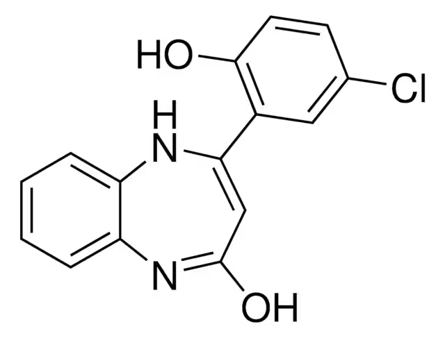 1-METHYL-5-PHENYL-1H-BENZO[E][1,4]DIAZEPIN-2(3H)-ONE structure, CAS 170229-03-5