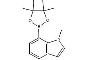 1-METHYL-7-(4,4,5,5-TETRAMETHYL-1,3,2-DIOXABOROLAN-2-YL)-1H-INDOLE structure, CAS 903499-35-4