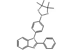 1-METHYL-N-(4-(4,4,5,5-TETRAMETHYL-1,3,2-DIOXABOROLAN-2-YL)PHENYL)-1H-BENZO[D]IMIDAZOL-2-AMINE structure, CAS 330793-28-7