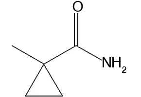 1-METHYLCYCLOPROPANECARBOXAMIDE structure, CAS 15910-91-5