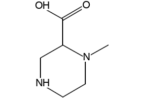 1-METHYLPIPERAZINE-2-CARBOXYLIC ACID structure, CAS 1246609-06-2