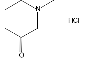 1-METHYLPIPERIDIN-3-ONE HYDROCHLORIDE structure, CAS 41511-85-7