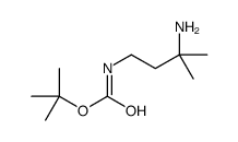 1-N-BOC-3-METHYLBUTANE-1,3-DIAMINE HYDROCHLORIDE structure, CAS 880100-30-1
