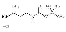 1-N-BOC-BUTANE-1,3-DIAMINE HYDROCHLORIDE structure, CAS 1179361-42-2