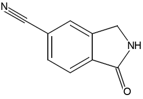 1-OXOISOINDOLINE-5-CARBONITRILE structure, CAS 1261869-76-4