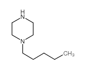 1-PENTYLPIPERAZINE structure, CAS 50866-75-6