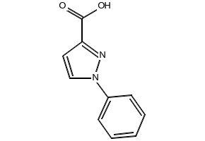 1-PHENYL-1H-PYRAZOLE-3-CARBOXYLIC ACID structure, CAS 4747-46-0