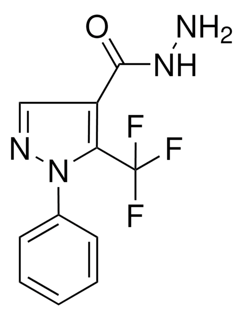 1-PHENYL-5-(TRIFLUOROMETHYL)-1H-PYRAZOLE-4-CARBOHYDRAZIDE structure, CAS 175137-32-3