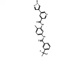 1-PHENYL-N-(2-(4-(TRIFLUOROMETHOXY)BENZAMIDO)ETHYL)-5-(TRIFLUOROMETHYL)-1H-PYRAZOLE-4-CARBOXAMIDE structure, CAS 1231243-90-5
