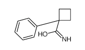 1-PHENYLCYCLOBUTANECARBOXAMIDE structure, CAS 17380-65-3