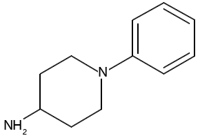 1-PHENYLPIPERIDIN-4-AMINE structure, CAS 63921-23-3