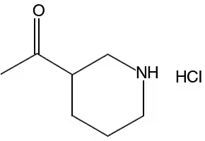 1-PIPERIDIN-3-YLETHANONE HYDROCHLORIDE structure, CAS 89895-05-6