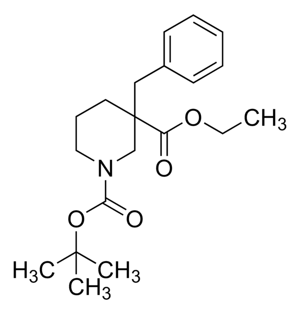 1-TERT-BUTYL 3-ETHYL 3-BENZYLPIPERIDINE-1,3-DICARBOXYLATE structure, CAS 170842-80-5