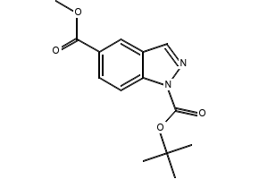 1-TERT-BUTYL 5-METHYL 1H-INDAZOLE-1,5-DICARBOXYLATE structure, CAS 1290181-22-4