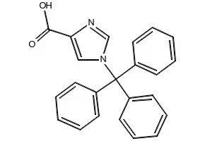1-TRITYL-1H-IMIDAZOLE-4-CARBOXYLIC ACID structure, CAS 191103-80-7
