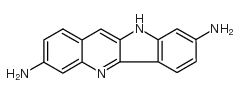 10H-INDOLO[3,2-B]QUINOLINE-3,8-DIAMINE structure, CAS 161622-27-1