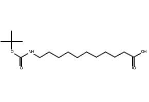 11-((TERT-BUTOXYCARBONYL)AMINO)UNDECANOIC ACID structure, CAS 10436-25-6