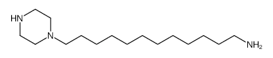 12-(PIPERAZIN-1-YL)DODECAN-1-AMINE structure, CAS 166657-94-9