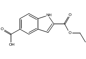 1A-ETHOXY-1,1-DIMETHYL-2,8-DIOXO-1,1A,2,3,8,8A-HEXAHYDROCYCLOPROPA[B]CARBAZOLE-6-CARBOXYLIC ACID structure, CAS 138731-14-3