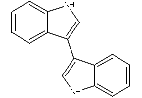 1H,1'H-3,3'-BIINDOLE structure, CAS 13637-37-1